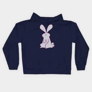 Gray Bunny Kids Hoodie